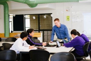 Teacher in classroom