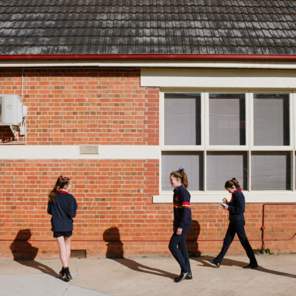 Kids in a school yard