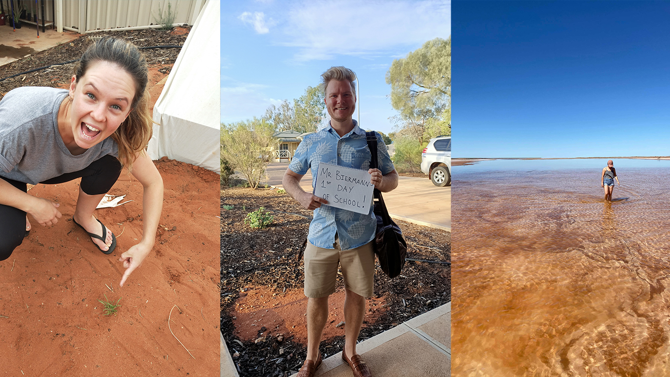 Josh and Candice in Roxby Downs